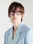 Bottega Veneta - Round-Frame Acetate Optical Glasses