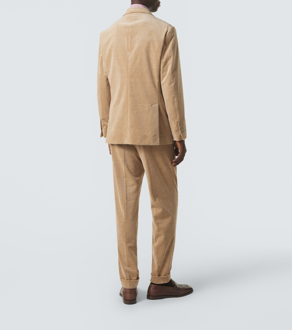 Brunello Cucinelli Cotton and cashmere corduroy suit