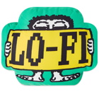 Lo-Fi Men's Sign Pillow in Kelly Green