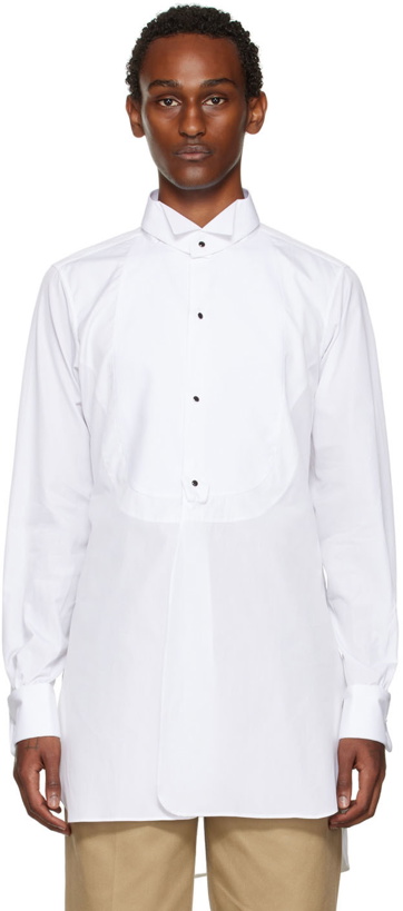 Photo: Maison Margiela White Paneled Shirt