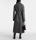 Jil Sander Wool-blend wrap coat