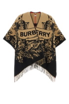 Burberry Embroidered Wool Reversible Cape