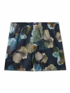 Zimmerli - Floral-Print Cotton-Sateen Boxer Shorts - Blue