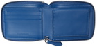 Burberry Blue 'Horseferry' Print Ziparound Wallet