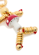 Timeless Pearly Suki Stickman 24kt Gold-plated Keyring - One Size