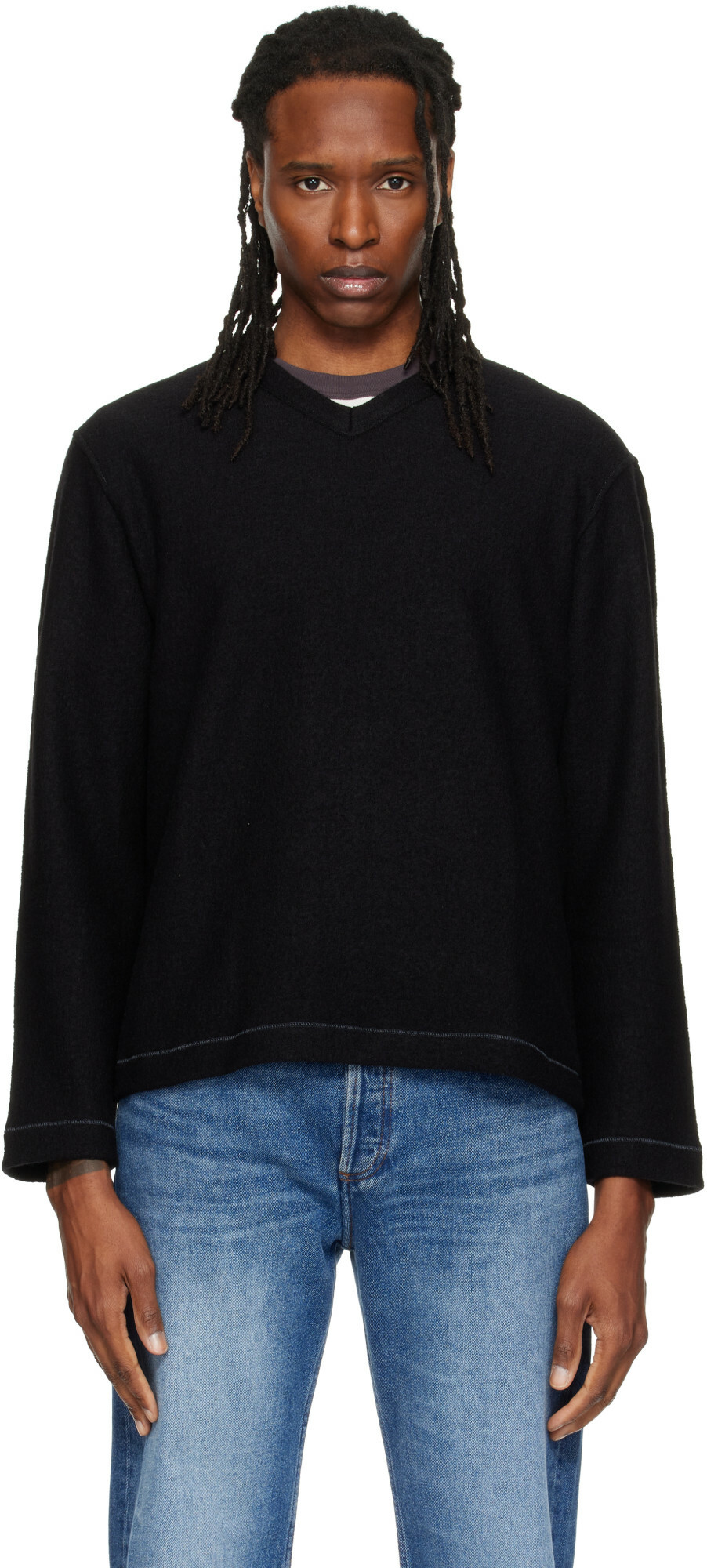 JEANERICA Black Luca Sweater