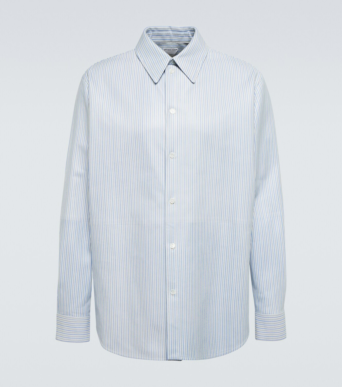 Bottega Veneta Striped leather shirt Bottega Veneta