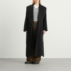 Róhe Women's Signature Double-Faced Scarf Coat With Belt in Black