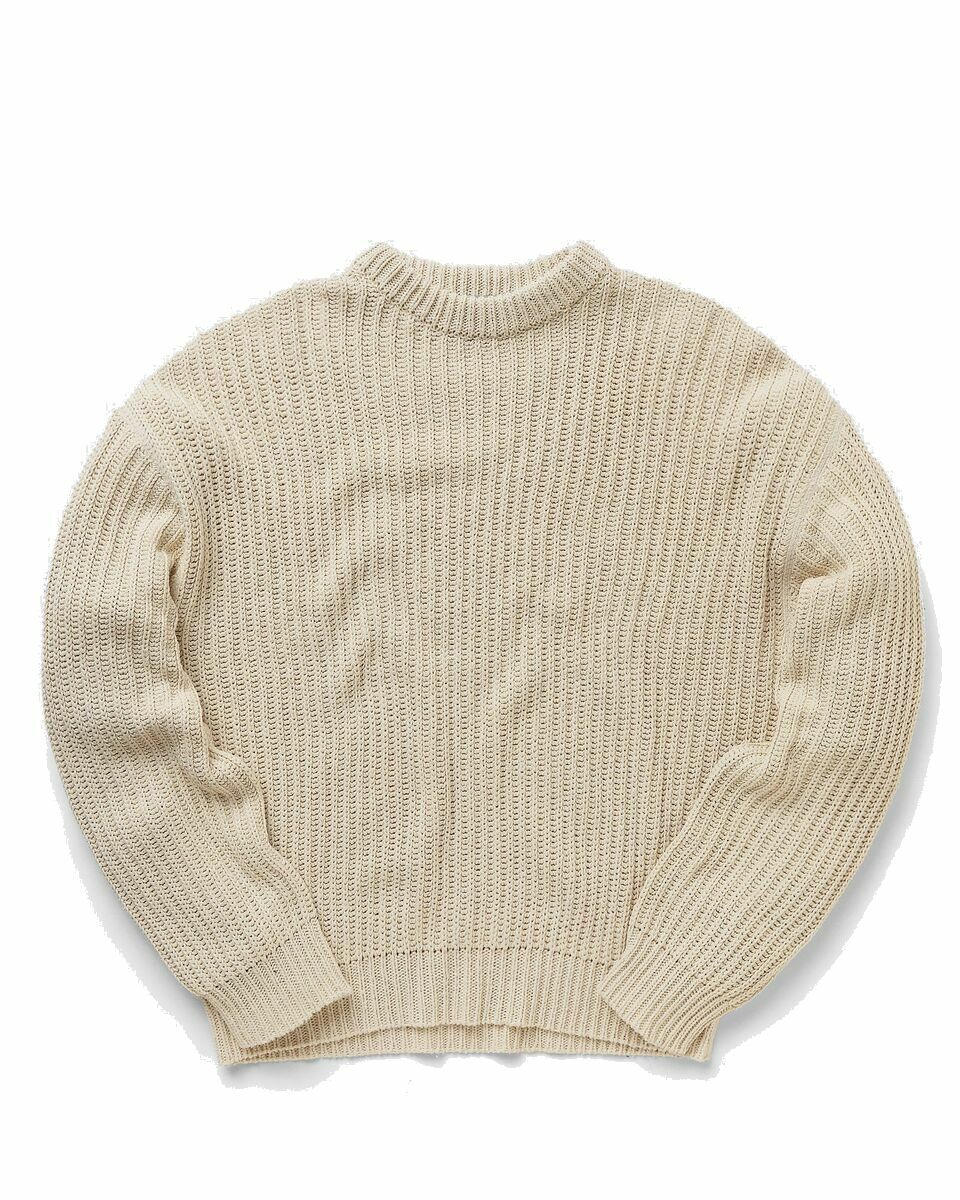 Photo: Our Legacy Sonar Roundneck Beige - Mens - Pullovers