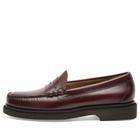 Bass Weejuns Men's Larson Step Loafer in Wine Leather