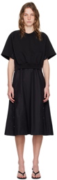 3.1 Phillip Lim Black Combo Midi Dress