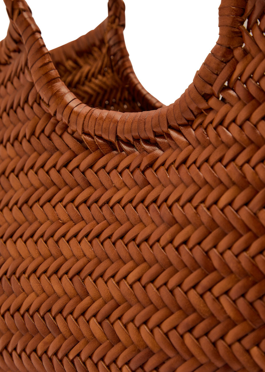 Dragon Diffusion Nantucket Big Woven Leather Tote bag - Tan - One Size