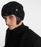 Versace Embellished wool beanie