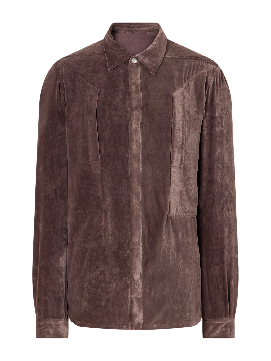 Rick Owens - LeGaspi Brushed-Cotton Twill Overshirt - Black Rick Owens