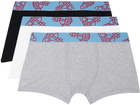 Vivienne Westwood Three-Pack Multicolor Orb Boxers