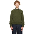 Dries Van Noten Green Alpaca Sweater