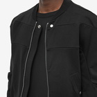 Rick Owens Men's Geth Bomber Jacket in Black