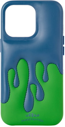 Urban Sophistication SSENSE Exclusive Blue & Green 'The Dripping Dough' iPhone 13 Pro Case