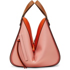 Loewe Orange and Pink Small Hammock Bag