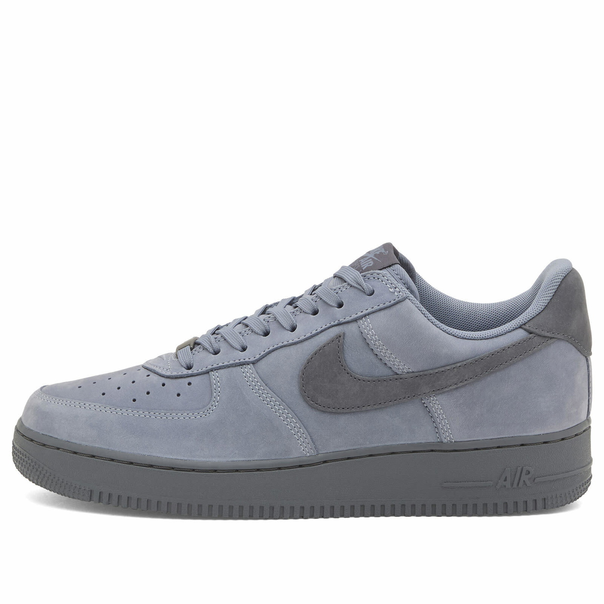 Nike Men's Air Force 1 Low Retro Prm Qs Sneaker in Dark Sky Blue/Dark Blue Grey