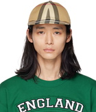 Burberry Beige Check Baseball Cap