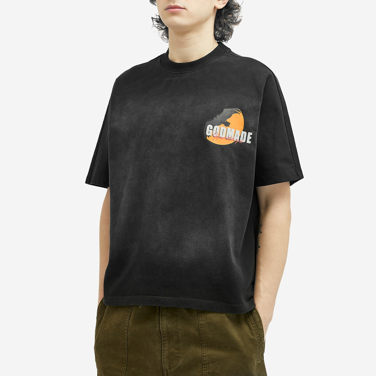 God Made Men's Heritage T-Shirt in Black