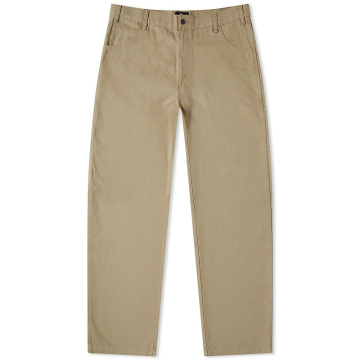 Photo: Dickies Men's Duck Canvas Carpenter Pant in Stone Washed Desert Sand