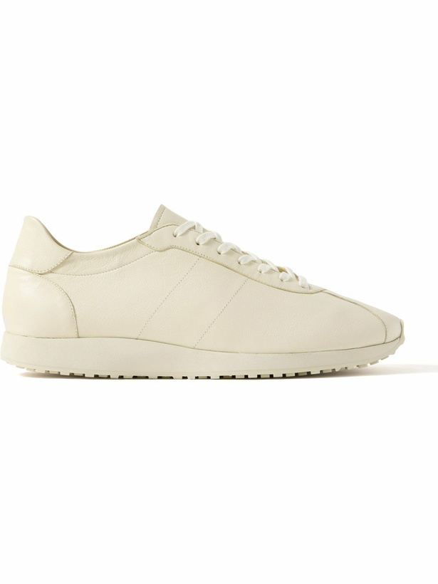 Photo: The Row - Mica Leather Sneakers - Neutrals