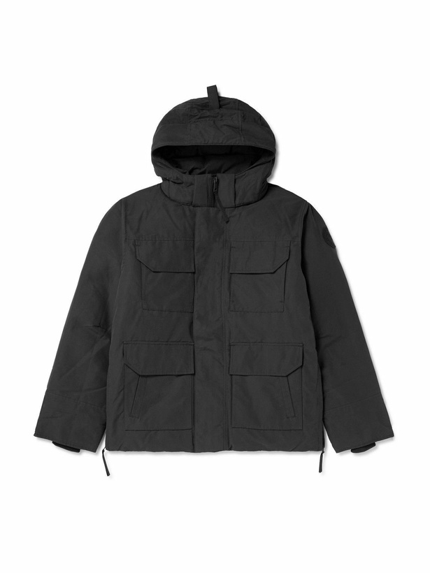 Photo: Canada Goose - Maitland Padded Cotton-Blend Canvas Down Parka - Black