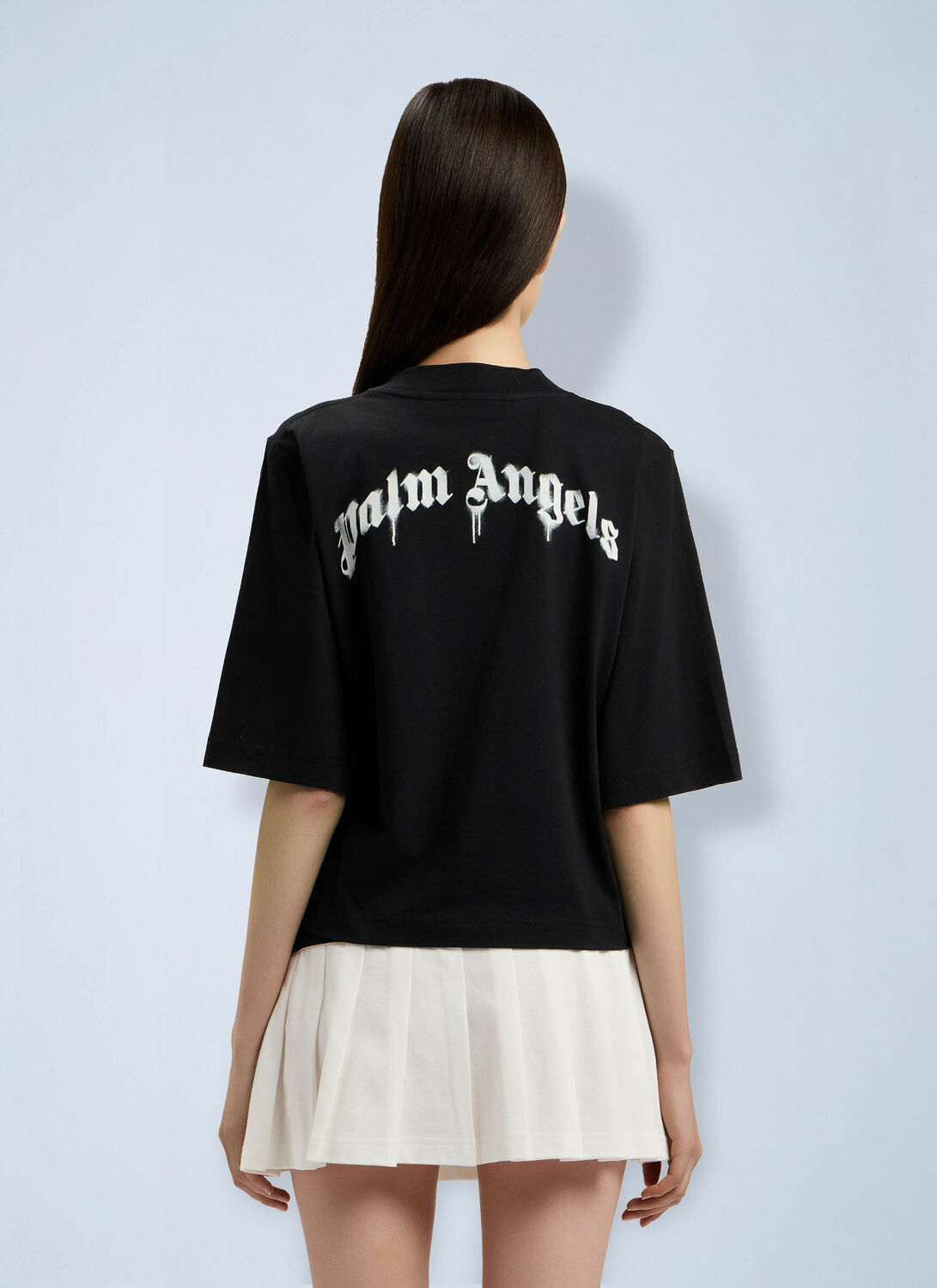 Palm Angels Mini Curved Logo Boxy T-Shirt