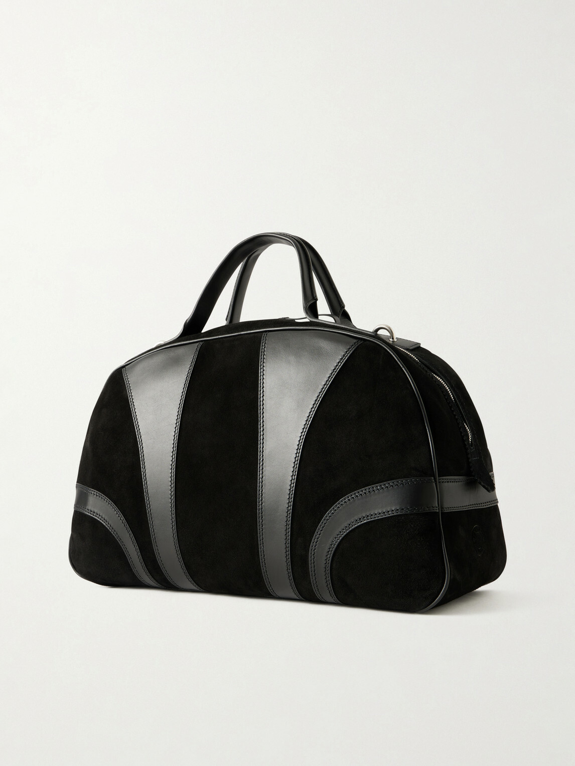 Dries Van Noten - Suede and Leather Duffle Bag