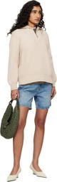 ANINE BING Blue Heath Shorts