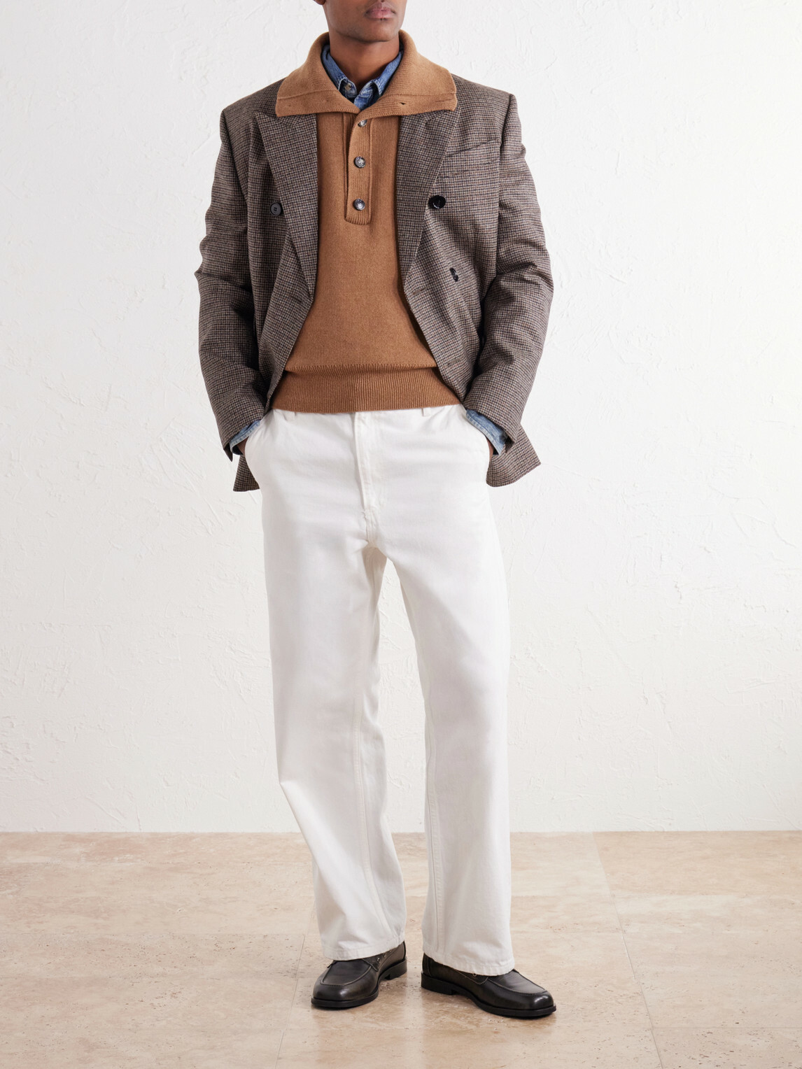 AMI PARIS - Merino Wool Sweater - Brown