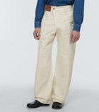 JW Anderson - Wide-leg denim cargo pants