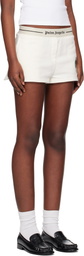 Palm Angels Off-White Oval Palm Sweat Shorts