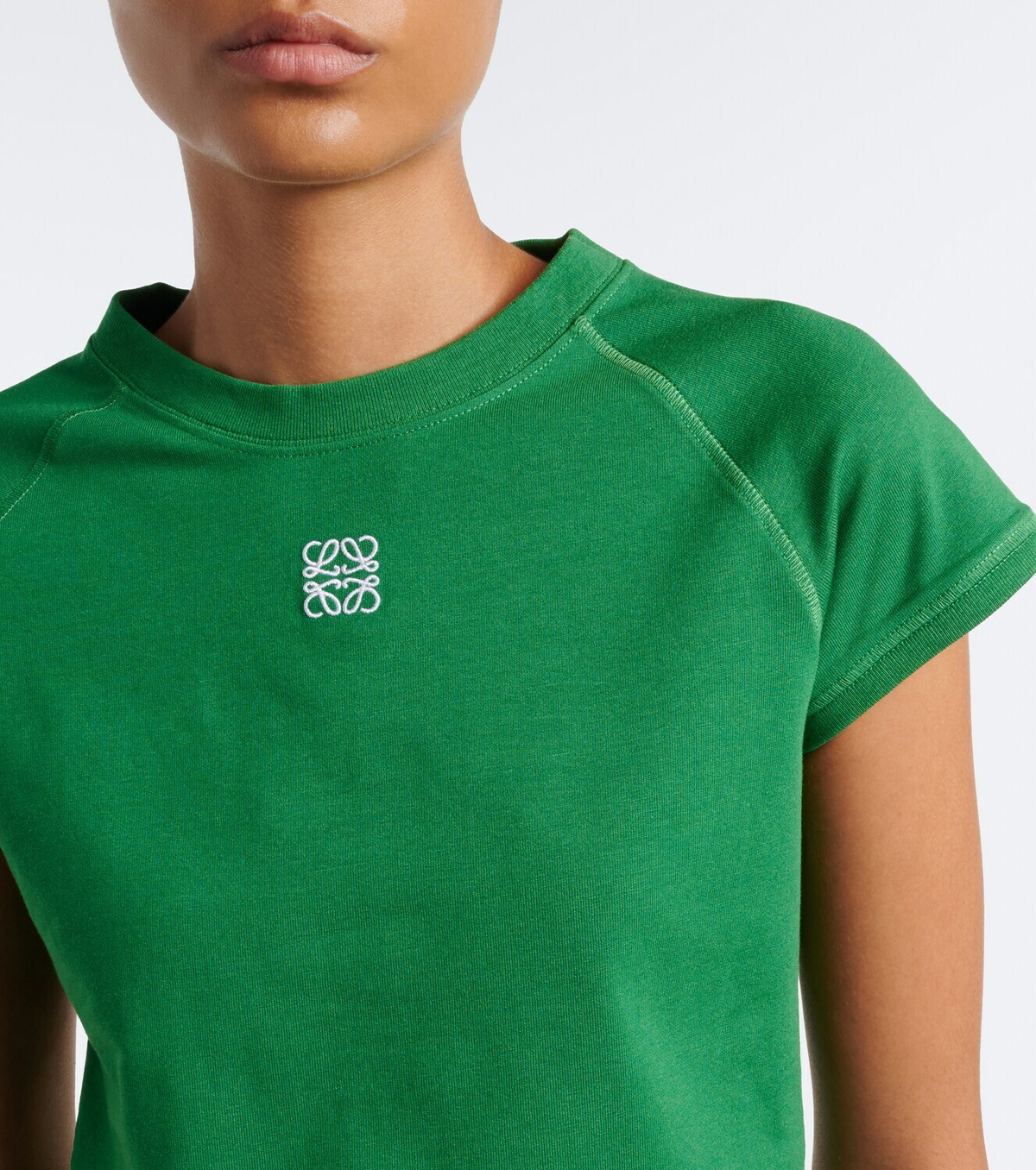 Loewe Anagram cotton-blend T-shirt