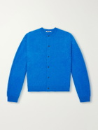 Auralee - Garment-Dyed Alpaca Cardigan - Blue