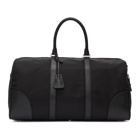 Prada Black Nylon and Saffiano Duffle Bag