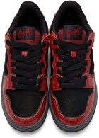 BAPE Black & Red SK8 STA Low Sneakers