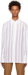 King & Tuckfield White Pointed Collar Shirt