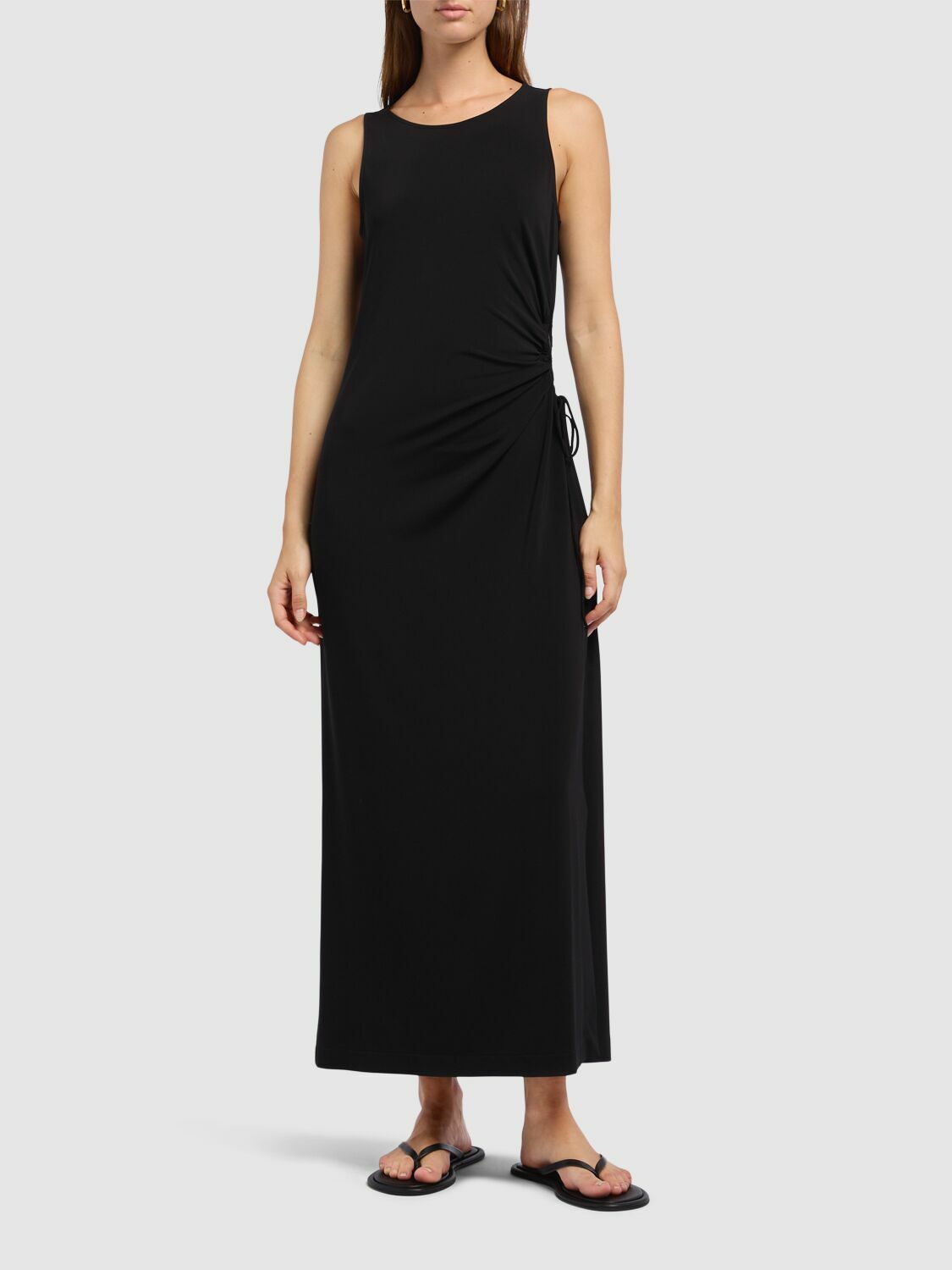 MAX MARA Caro Viscose Blend Jersey Midi Dress Max Mara
