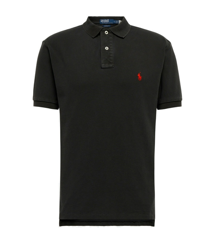 Photo: Polo Ralph Lauren - Embroidered cotton piqué polo shirt