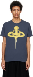 Vivienne Westwood Navy Spray Orb T-Shirt