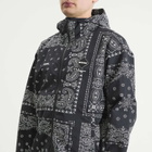 F.C. Real Bristol Men's Bandana Nylon Hooded Jacket in Black