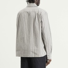 MHL by Margaret Howell Men's Overall Shirt in Off White/Grey/Zest