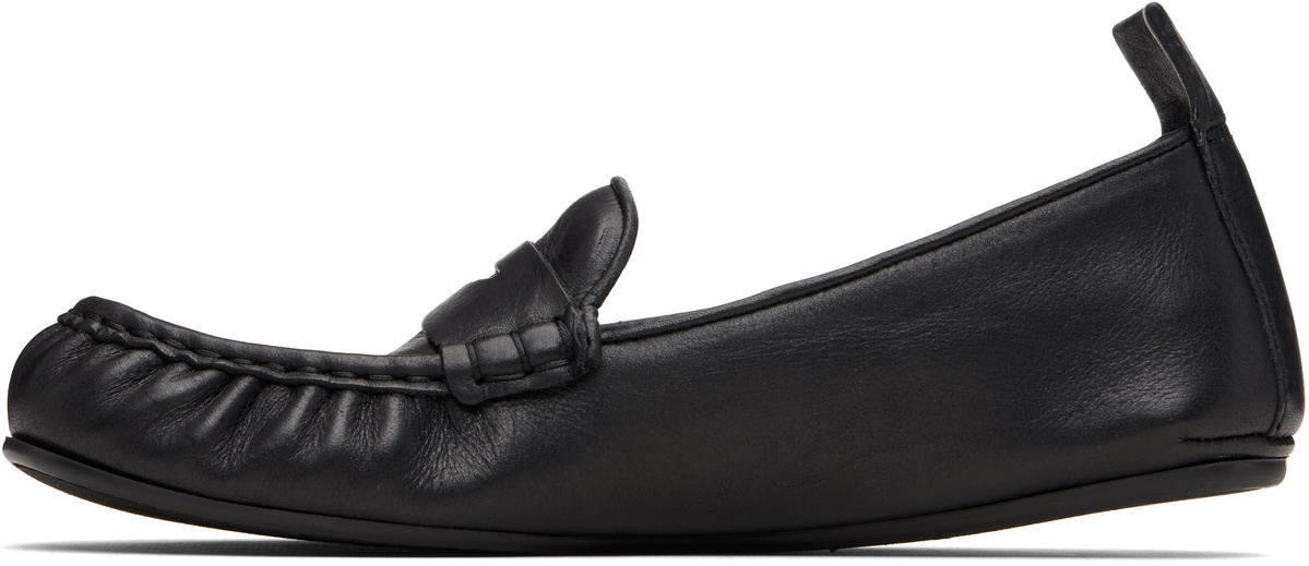Acne Studios Black Leather Loafers