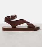 Loro Piana Sumie leather sandals