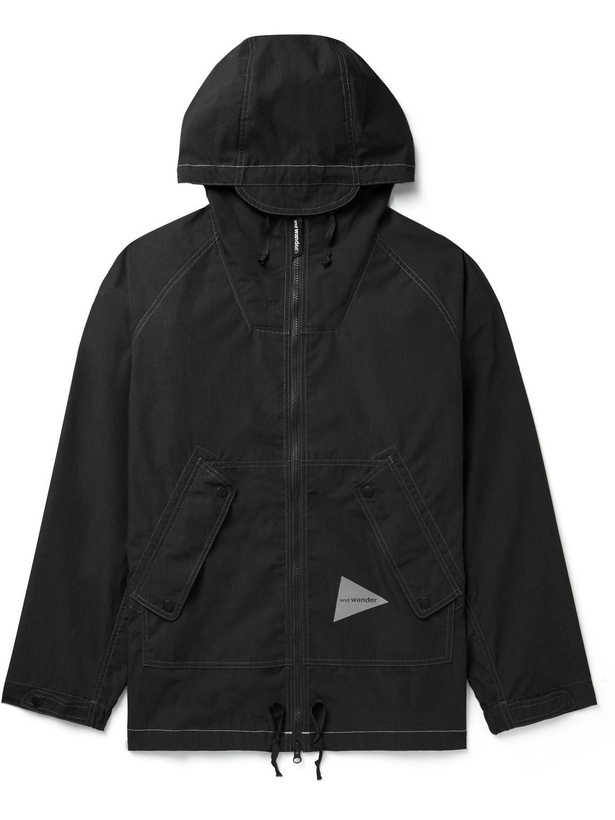 Photo: And Wander - Kevlar-Shell Hooded Jacket - Black