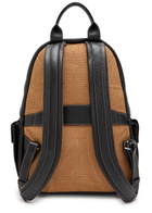 Brunello Cucinelli Logo Grained Leather Backpack - Black - One Size