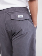 Hartford - Straight-Leg Cotton-Corduroy Shorts - Blue